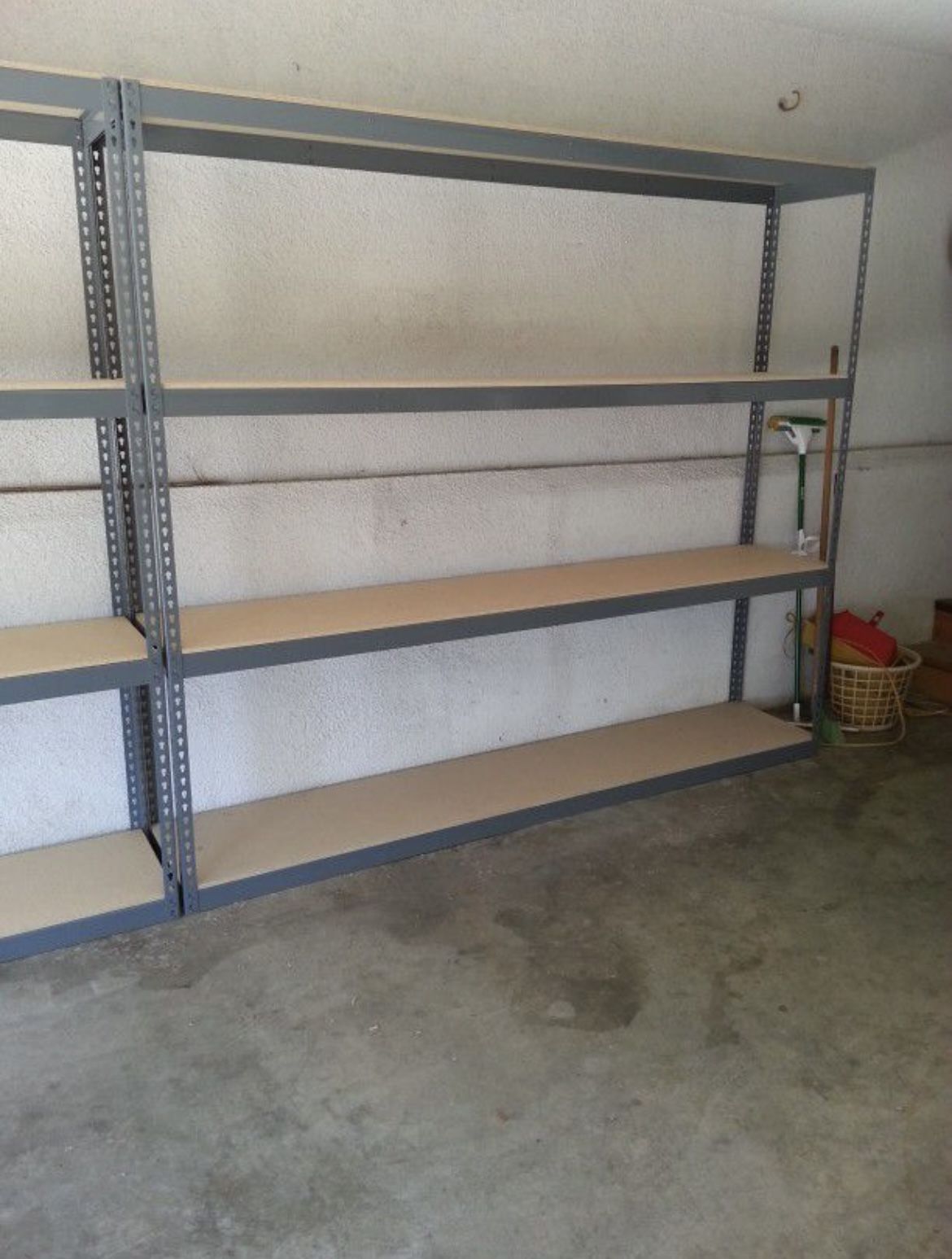 Warehouse Shelving 96 in W x 18 in D Industrial Boltless Garage Storage Racks Stronger Than Homedepot And Lowes Delivery Available