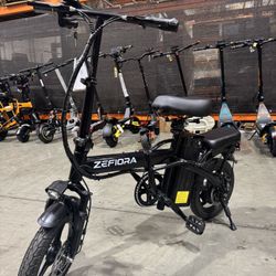 Folding electric bicycle