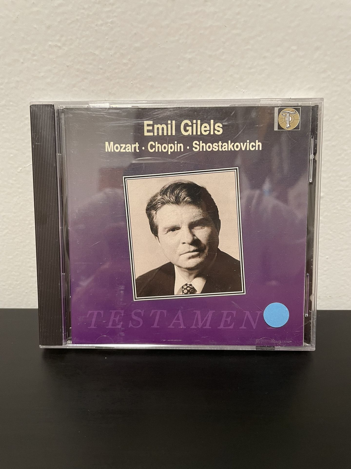 Emil Gilels Testament CD Album Mozart Chopin Shoshtakovich Classical CIB 1996