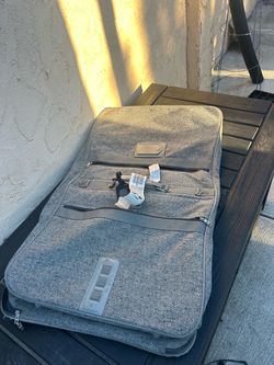Gray Soft-Side Luggage Suitcase