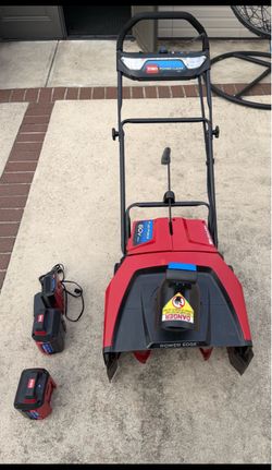 Toro 60V Flex-Force Power Clear Snow Blower – two Batterys and charger Included $500