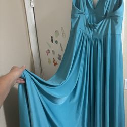 Long Blue Dress 