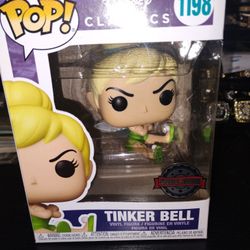 Brand New Disney Classic Special Edition Tinker Bell #1198 Funko Pop 