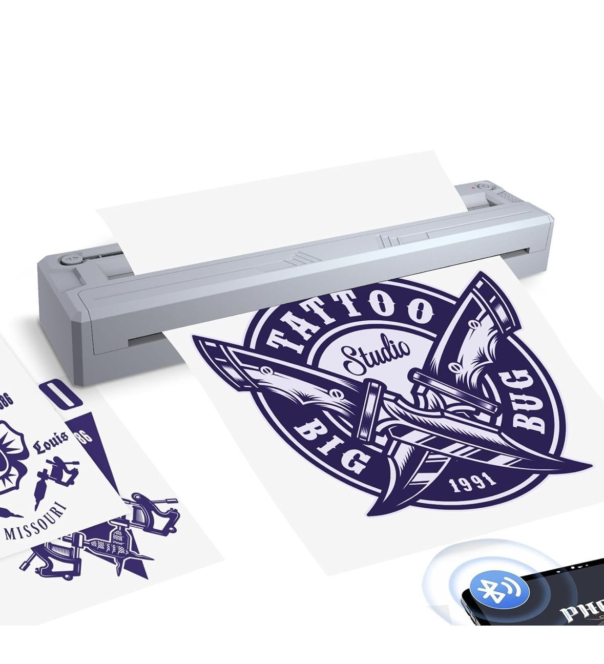 Printer Portable With Bluetooth