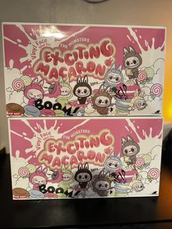 Exciting Macarons Labubus