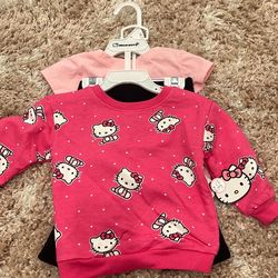 Baby girl hello kitty outfit