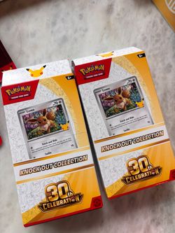Pokémon TCG Knock Out Collection 30th Celebration – Lot of 2