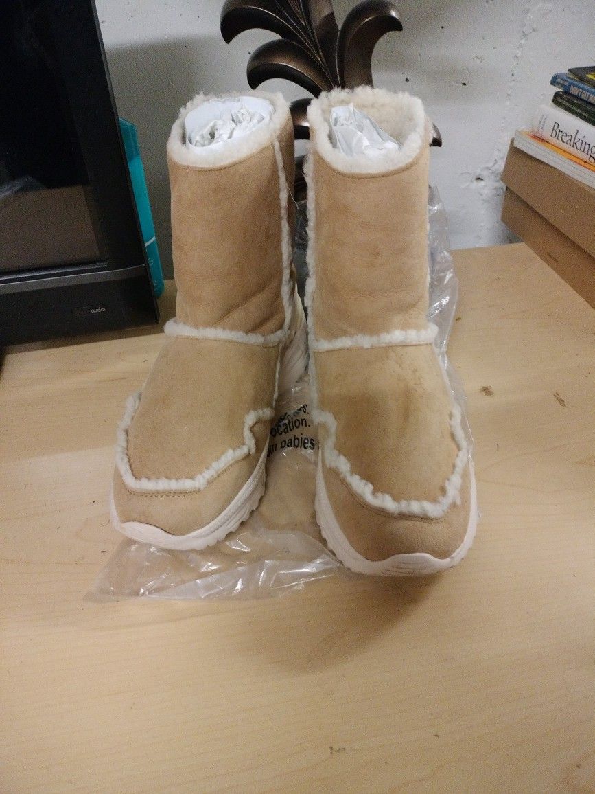 Coach Portia Genuine Shearling Boots
