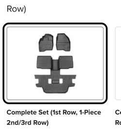 Weathertech floor mats 2011-2018 Ford Explorer bucket seats
