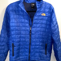 Boys 14/16 Blue North Face Puffer Jacket