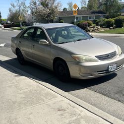 2003 Toyota Camry, 4 Cylinder  Runs  And Drives Great 