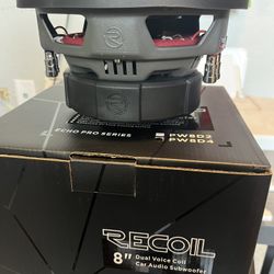8” Subwoofer Recoil Audio 800w Max