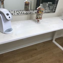 Console Sofa Serving Buffet Bar Table TV Stand Wood Rustic Farmhouse Vintage Handmade