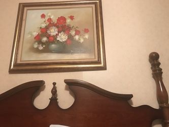 Bed Queen With  bed Frame 