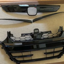 2018-2020 Honda Accord Front Grille And Chrome Delete 