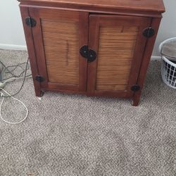 TV Stand With Cabient And Shelves 