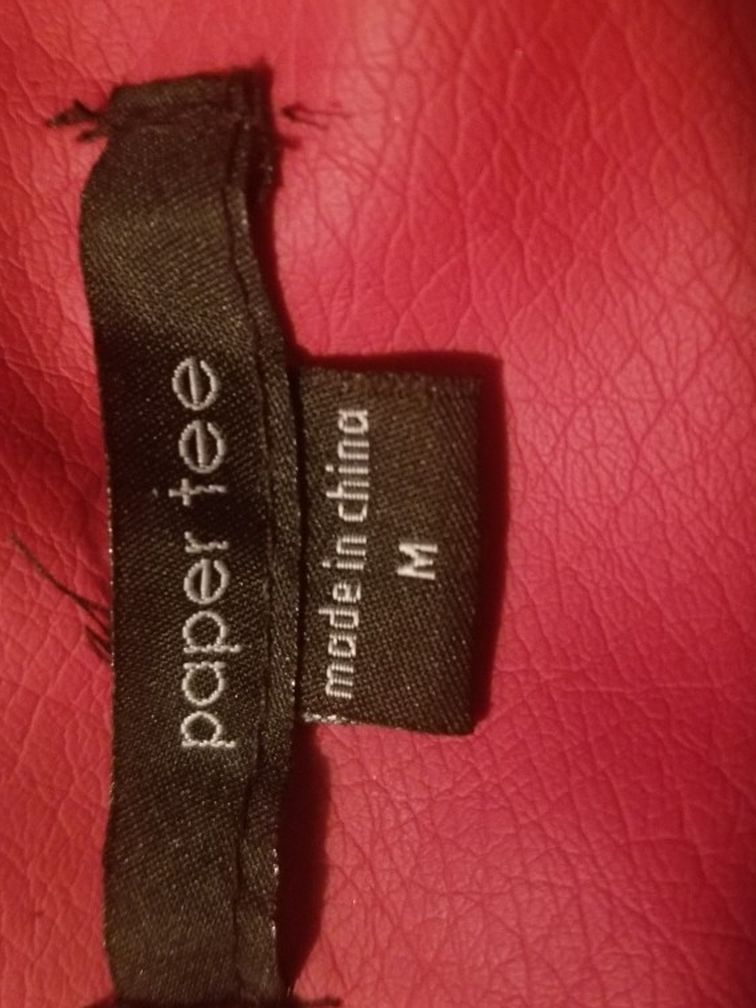 Used Medium Leather Vest Jacket