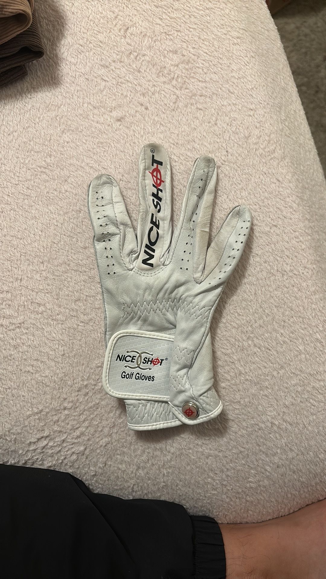 Golf Glove Right Hand “Nice Shot” Middle Finger
