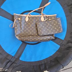 Louis Vuitton Handbag With Clutch