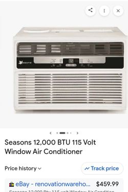 Seasons 12000 btu window air conditioner