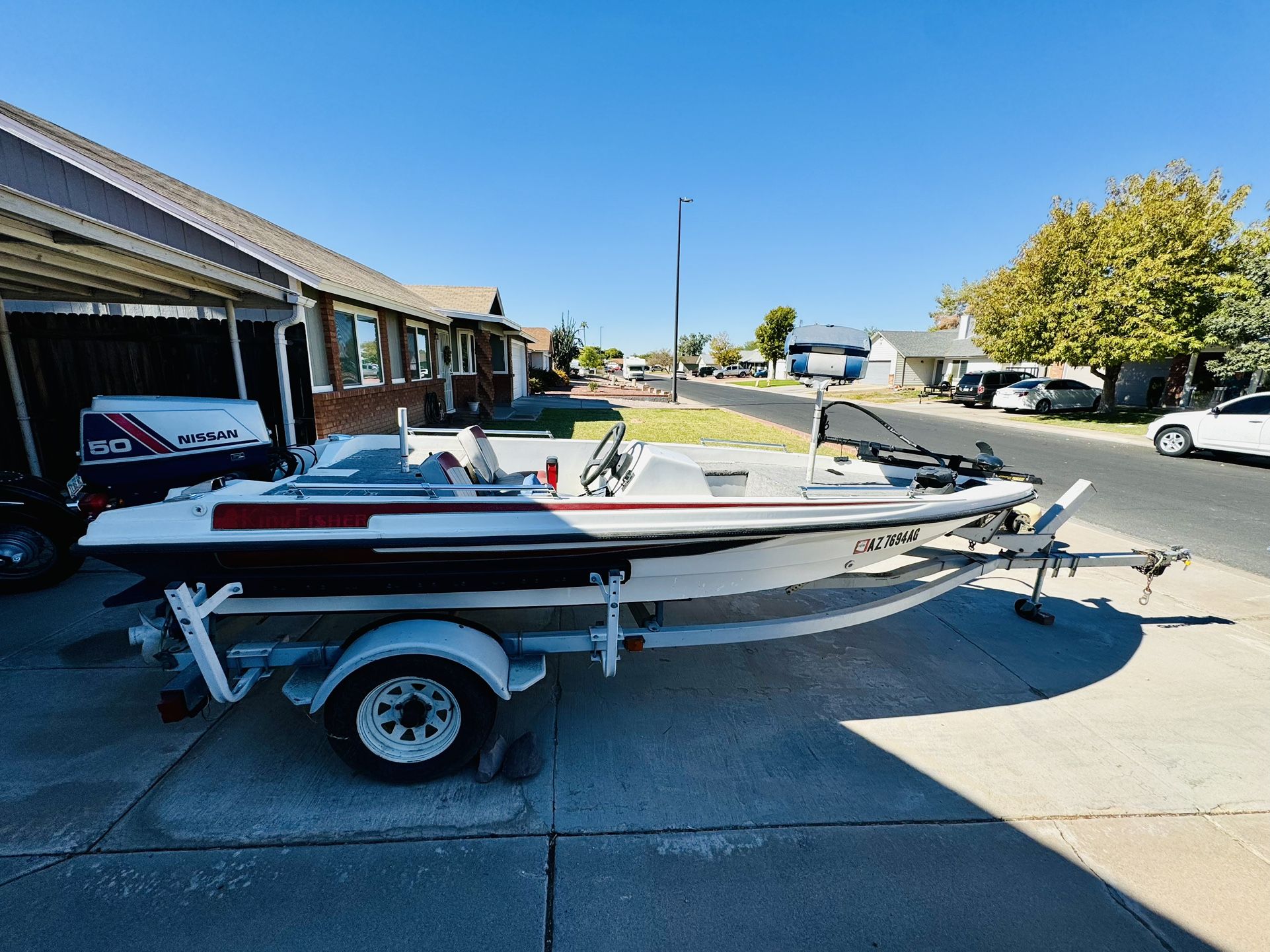 Classic King Fisher Bass Boat 