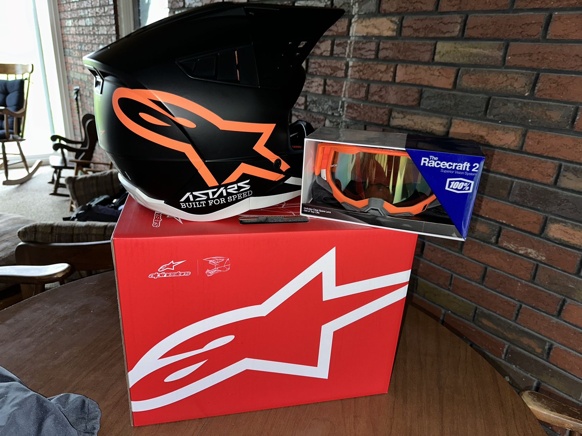 Brand New Helmet And Goggles