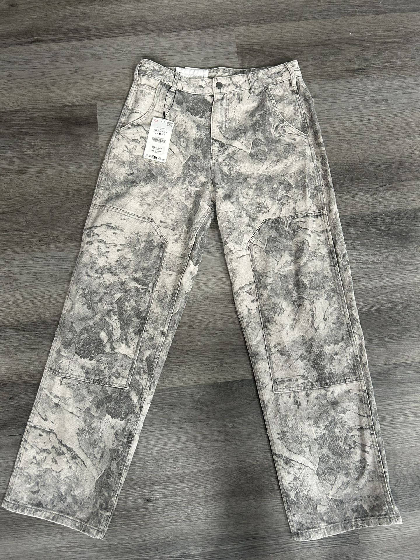 Zara Camo Carpenter Pants