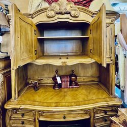 AICO By Michael Amini FIRENZE Desk With Hutch  - SUMMER OFFER!!! - NC