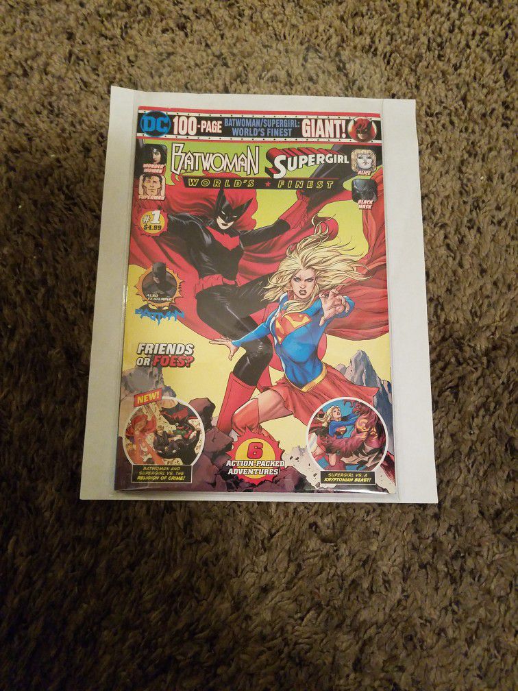 Batwoman SUPERGIRL WORLDS FINEST COMIC BOOK 100 PAGES N0. 1 NEW WALMART EXCLUSIVE!