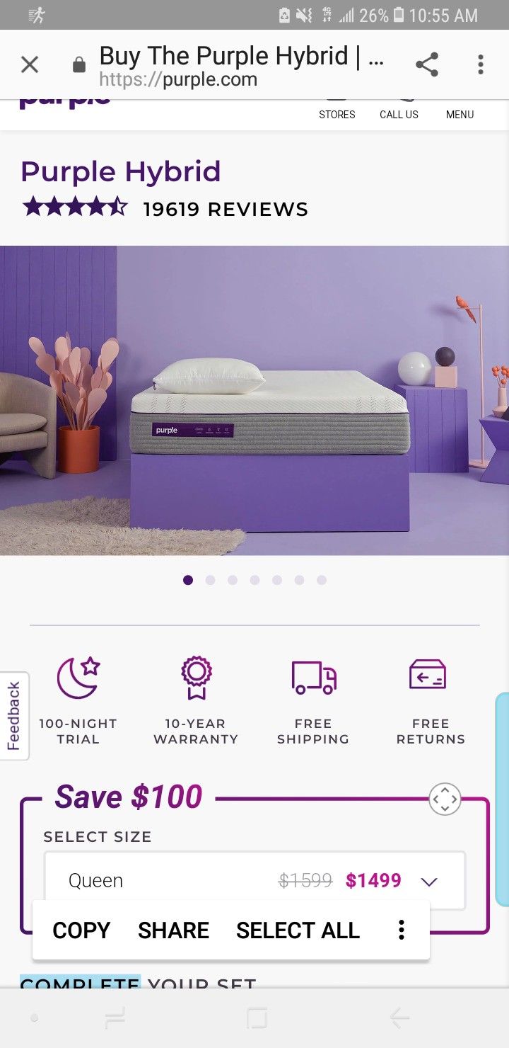 High End Mattresses Memory Foam Innerspring California King, Queen, Full and Twin Sizes