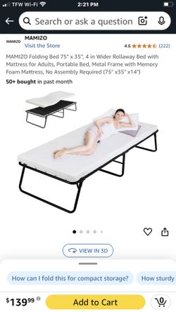 Bed - Like New - Paid 165.