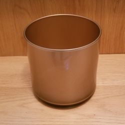 Rose Gold Glass Round Vase