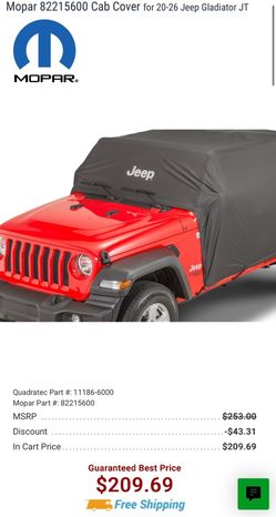 Jeep gladiator rain cover mopar