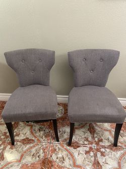 2 Gray Comfy Chairs