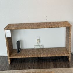 Handwoven  Console Table -New 