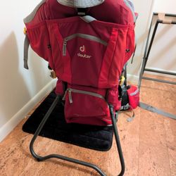 Deuter kid carrier backpack with sun cover