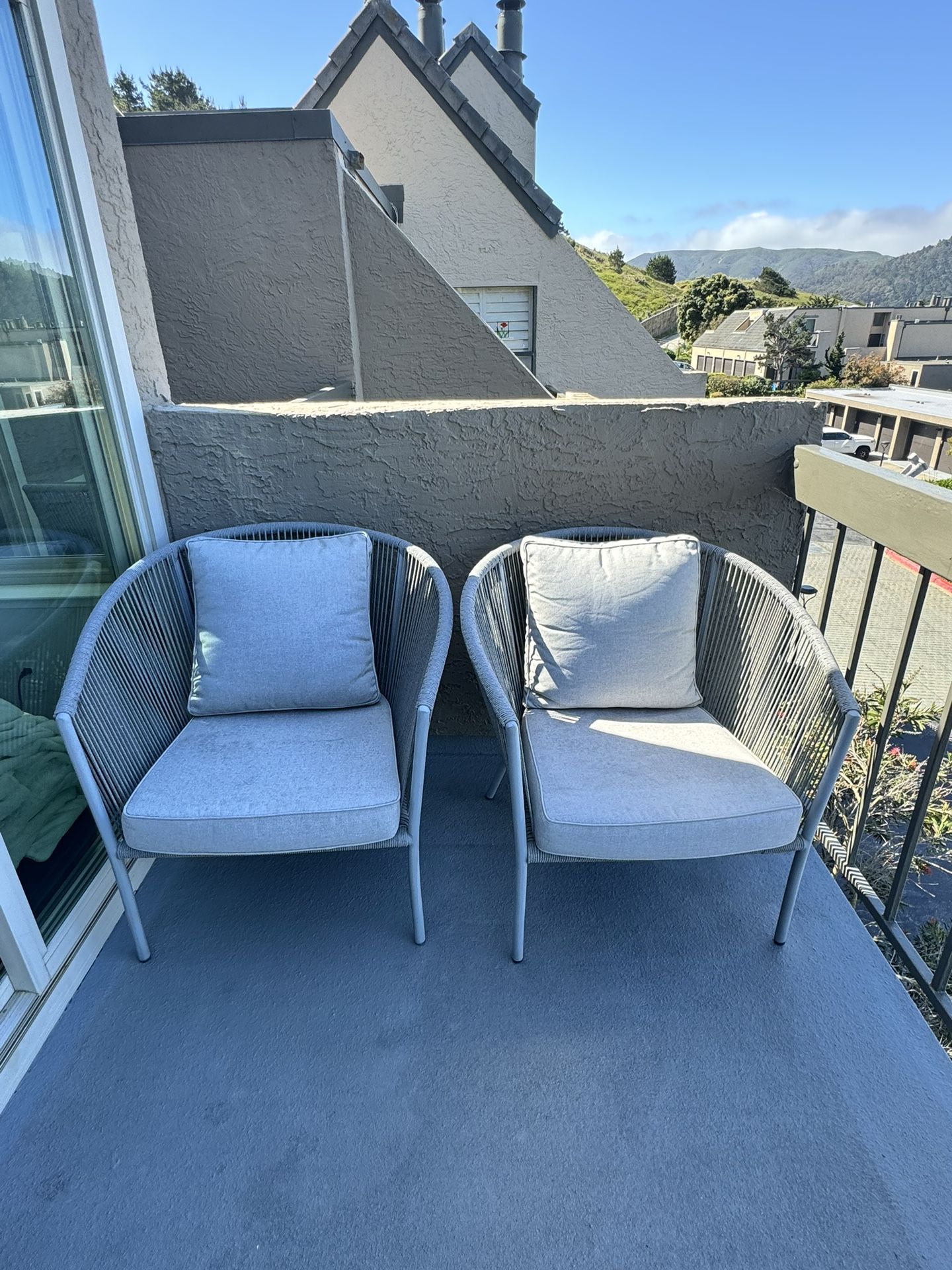 Two Outdoor Chairs 