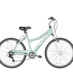26" Avalon Comfort-Hybrid, Full Suspension Bike, Mint Green, ASSEMBLED