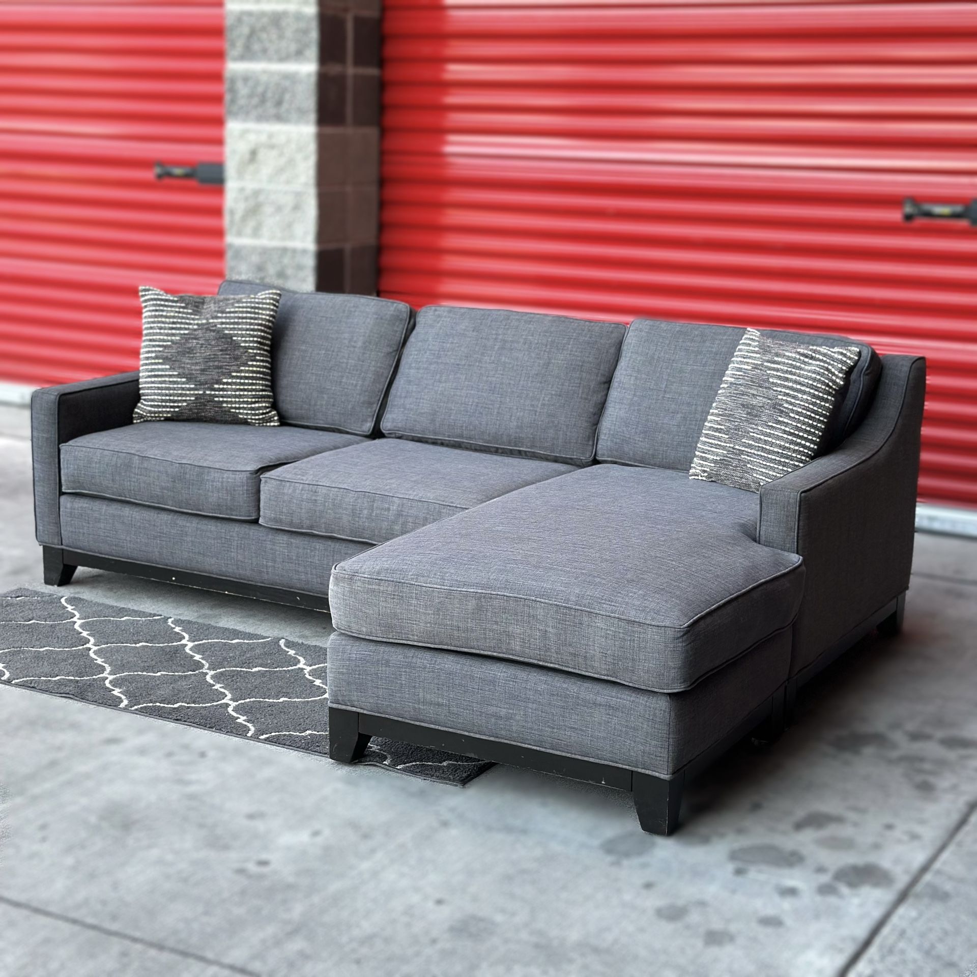 FREE DELIVERY Macy’s Sectional Couch w/ Reversible Chaise