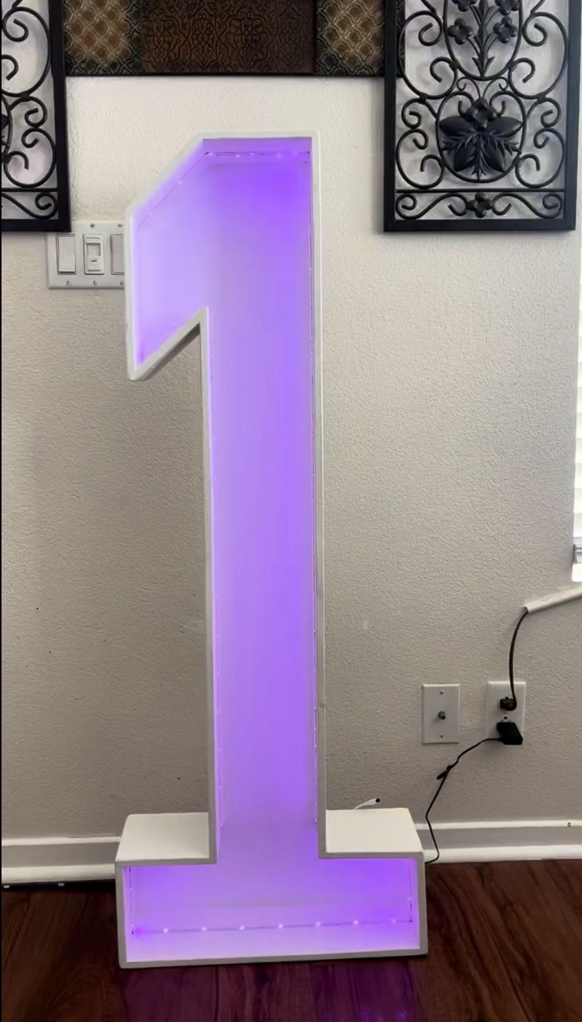 Custom Made Sweet Sixteen LED Lights