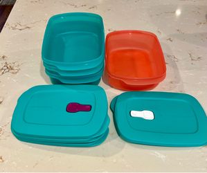 Tupperware CrystalWave containers