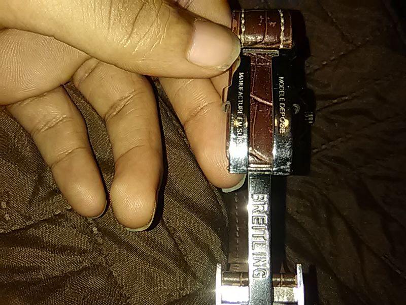Special edition certified chronometer 100m/330ft manufactured in  Switzerland by Breitling A25363 crocodile leather manufacture en Luisse for  Sale in Houston, TX - OfferUp
