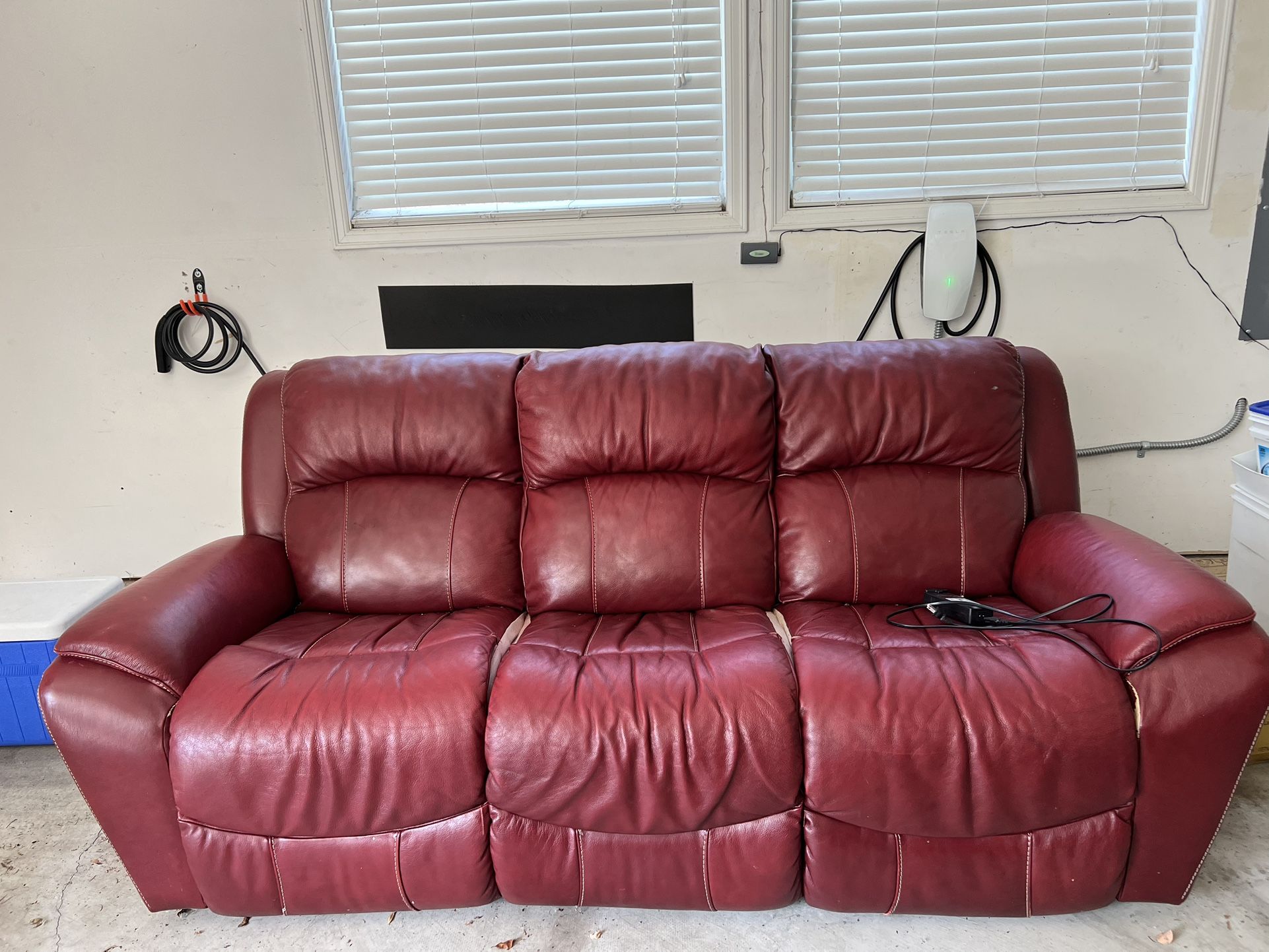 Recliner Leather Sofa