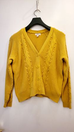Yellow Cardigan XL