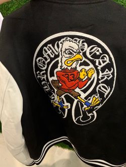Ch Jacket leather letterman jacket
