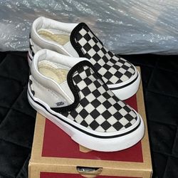 Checkered Vans 