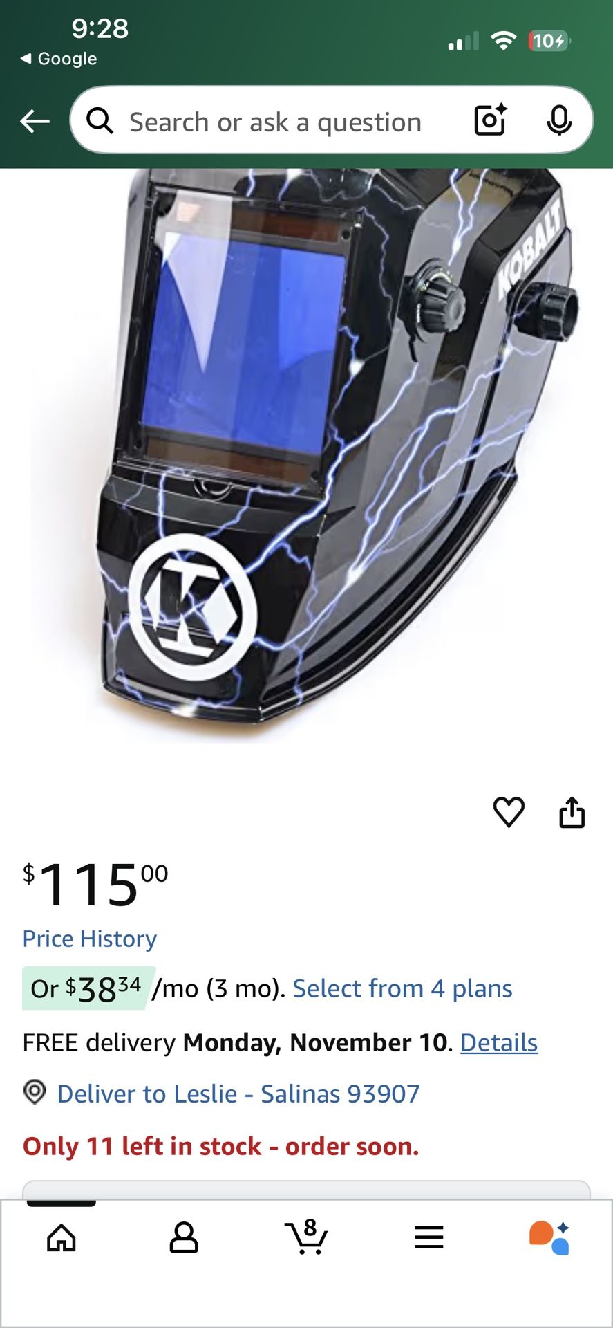  Welding Helmet