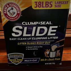 Cat Liter38 Lbs.  Arm&Hammer Clump Seal Slide