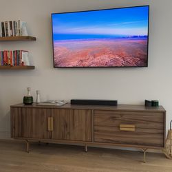 Walnut TV Stand Media Console