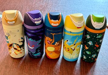 Owala x Pokemon 16oz Stainless Water Bottle Complete Set